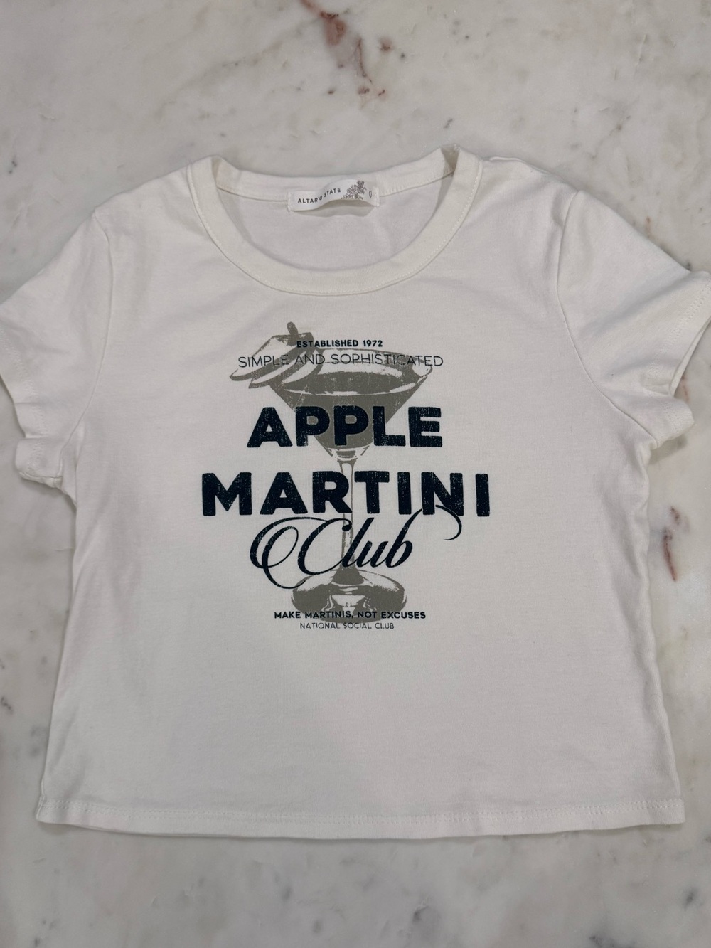 Altar’d State Apple Martini Club Baby-T